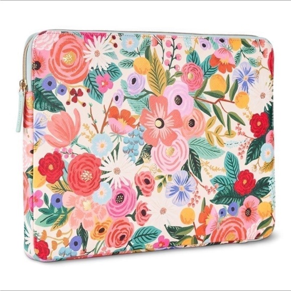 Rifle Paper Co. Accessories - 14” Rifle Paper Co. Laptop Case “Garden Party”